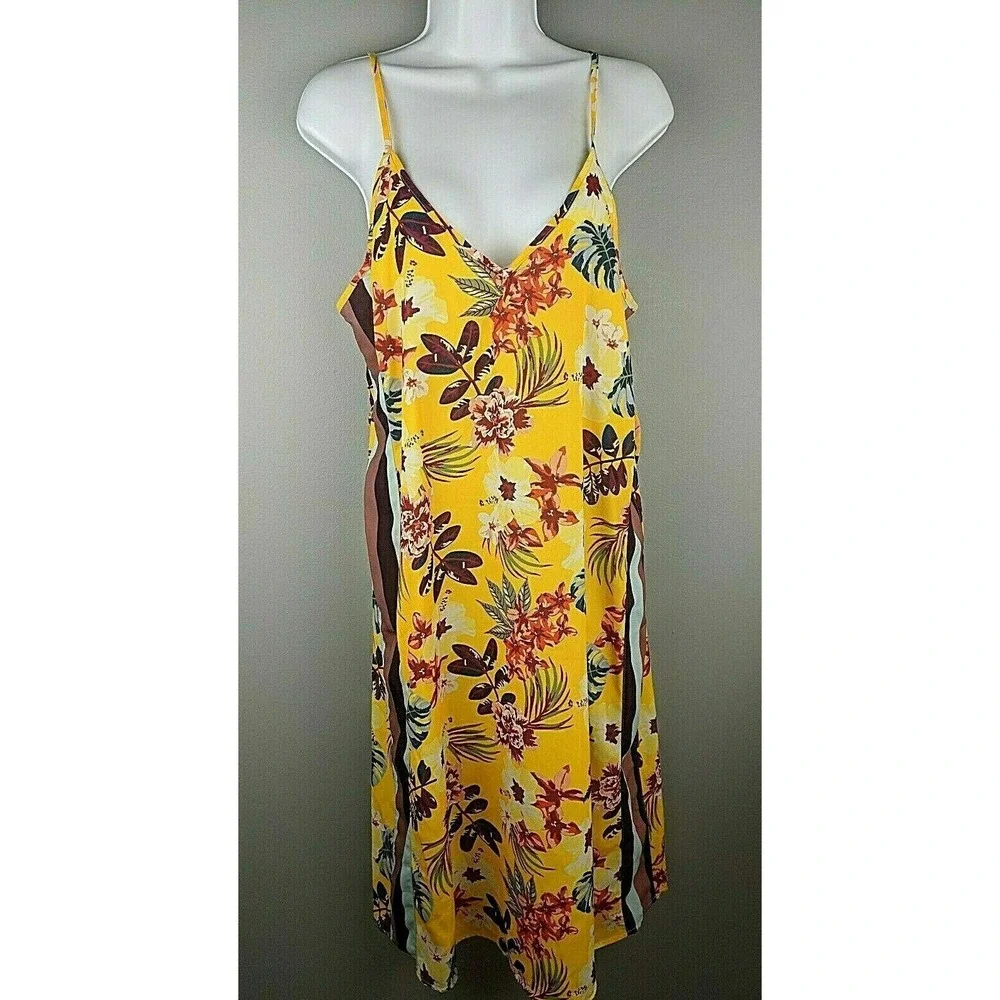 Miken‎ Floral Desert Tropical Printed Swimsuit Cover-Up Dress Size XS NEW